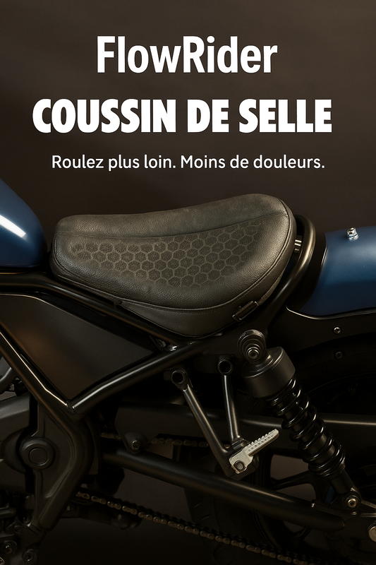 FlowRider® Coussin de selle - Dites adieu à l'inconfort
